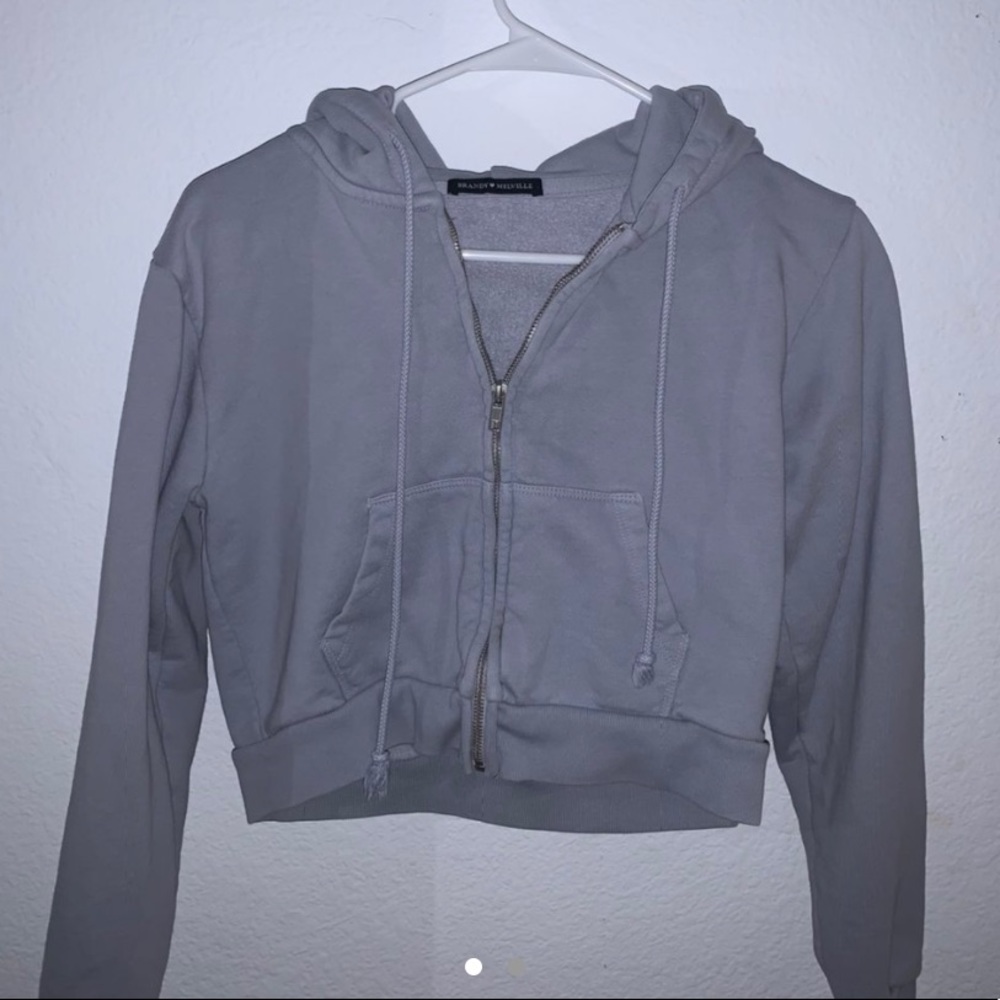Brandy Melville zip up hoodie
